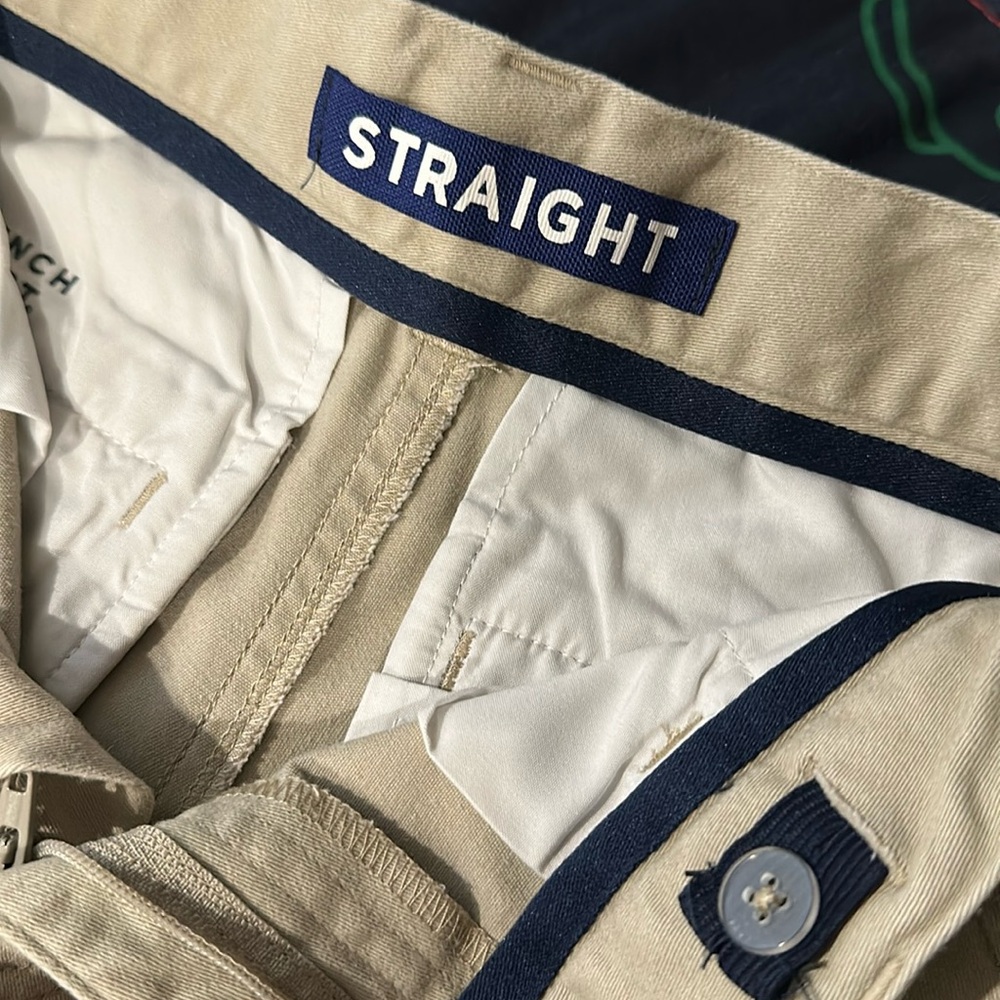 Boys khaki school uniform pants, size 8